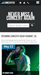 Mobile Screenshot of concertfix.com